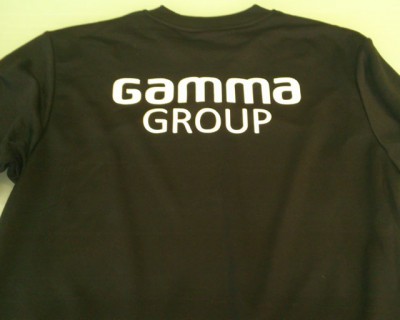 Нанесение логотипа «Gamma Group» на форму