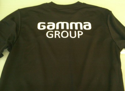 Нанесение логотипа «Gamma Group» на форму